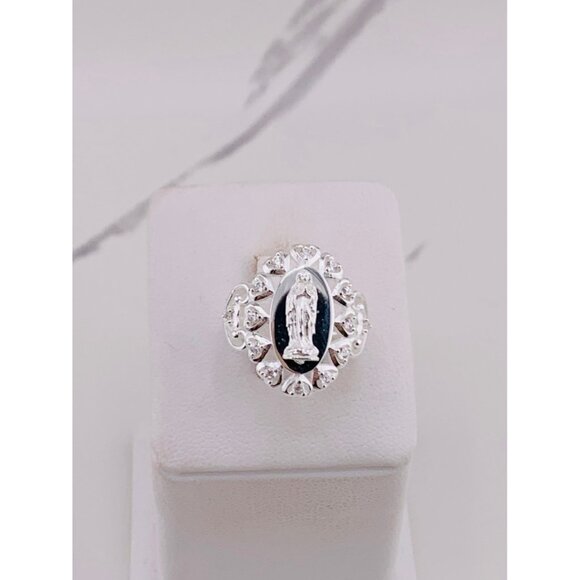 ❤️ 925 Sterling silver ring Our lady of Guadalupe ❤️ Size 6.5 - Picture 1 of 3